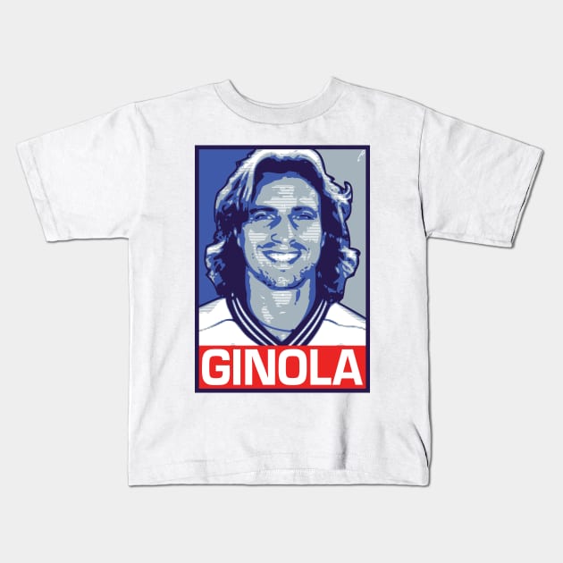 Ginola - FRANCE Kids T-Shirt by DAFTFISH